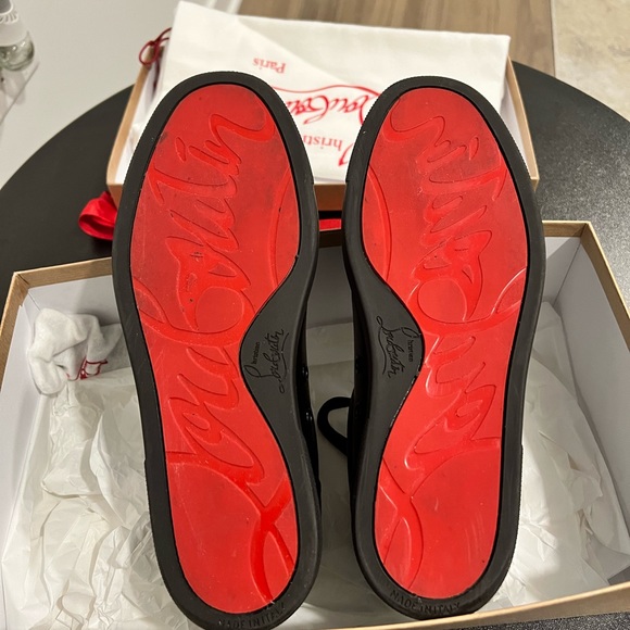 Christian Louboutin Vieira Flat in black size 8.5 - Picture 8 of 11